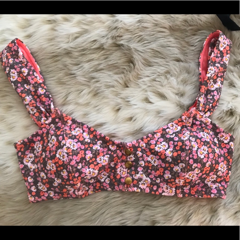 Floral Bikini Top